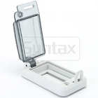 IP67 PC Waterproof Hinged Windows 2 Modules With Transparent Lockable Cover 57*101*28mm