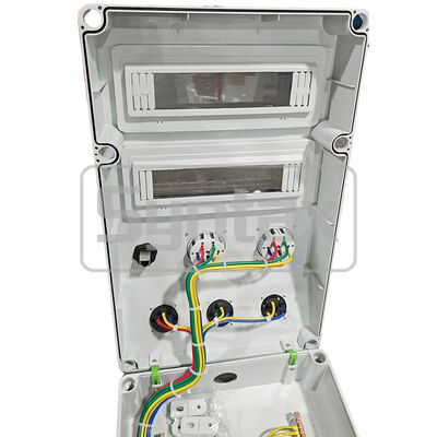 Syntax CX4 Wall Mounted Distribution Box 63AMP Three Phase Four Wire with IP65 Waterproof Mennekes Sockets & RJ45 Network Interface