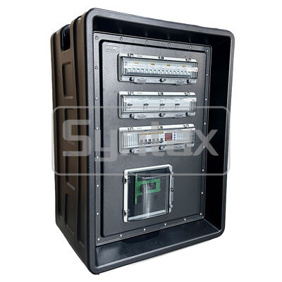 IP67 Waterproof 400AMP HDPE Portable Power Distribution Box with Wheels for FIFA Sporting Events