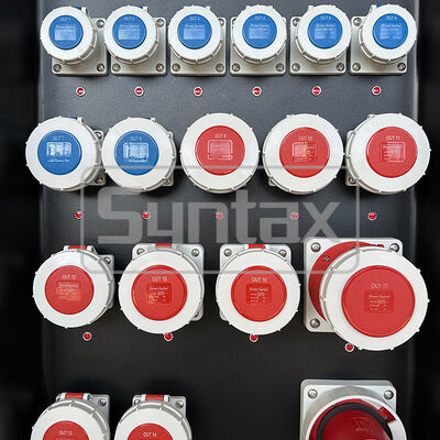 Syntax MD4 Three Phase IP67 Waterproof 125A/5P HDPE Portable Power Distribution Board for FIFA Sporting Events in Qatar 630x430x900mm