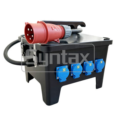Syntax MP24 IP67 Waterproof Portable Power Distribution Unit 32A/5P with Polycarbonate Resin Construction