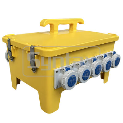 Syntax MP36 IP67 Waterproof Compact Power Distribution Box 125A 1 Phase with Handle for Industrial Use