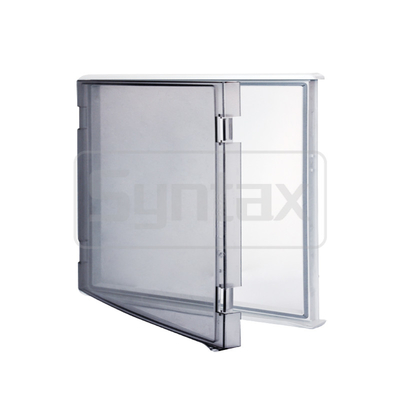Składnia AW3340 Plastikowe IP67 Wodoodporne poziome okno na zawiasach do przełączników 330 * 400 * 30 mm