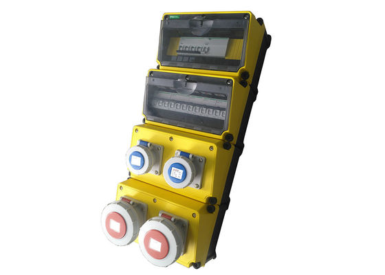 CJ48 Step Przenośna skrzynka rozdzielcza CJ48 4-warstwowa instalacja z wtyczką i gniazdem przemysłowym i MCB AC 380V