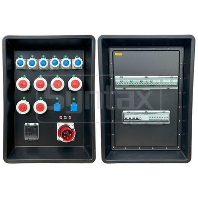Syntax MD4 Three Phase 125A Waterproof Power Distro Box Z Schneider Breakerami Do Podziału mocy Scene 63x43x90cm
