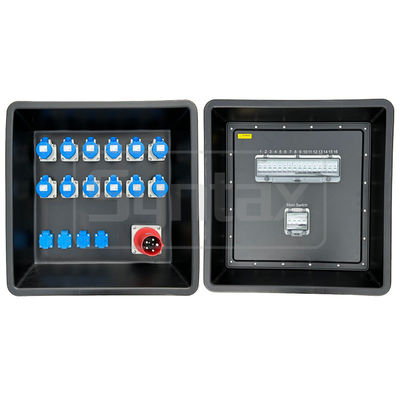 Syntax MD3 5P 63A Trzyfazowe przenośne płyty dystrybucyjne HDPE IP67 z wyłącznikami dla mocy zdarzenia 630x430x680mm
